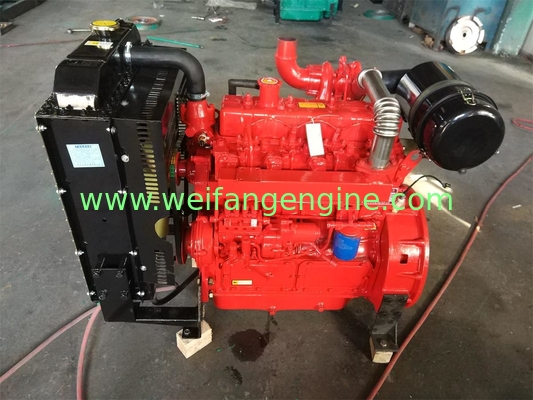 1500RPM Weifang Diesel Engine For Firefighting Pump Set In Colour Red