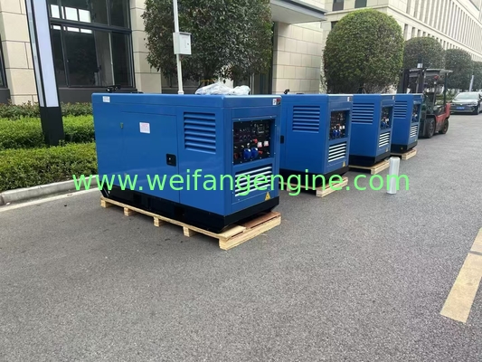 휴대용 디젤 용접 발전기 세트 300A/400A/500A 40V 0.8-15mm 두께